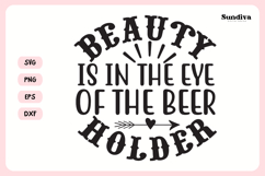 Funny Alcohol Coaster Quote SVG | Beer Holder Product Image 3