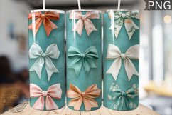 Spring Fling Bow Tumbler Wrap -High Quality 300 Dpi Product Image 1