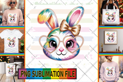 Cheerful TSHIRT Art PNG, Easter Bow Product Image 1