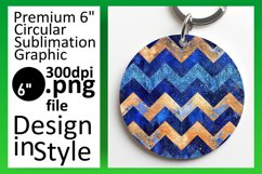 Colorful Sparkly Stripe Round Design Art Product Image 1