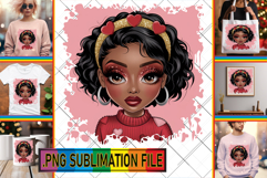 Whimsical TOTE BAG Art Ideas, Afro Girl Product Image 1