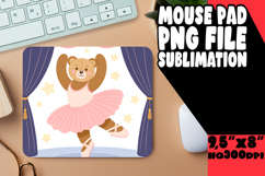 VIBRANT MOUSE MAT INNOVATIVE DESIGN, Cute Bear Product Image 1