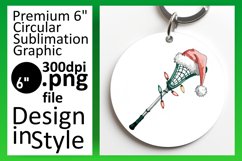 Dynamic Keychain Circle Design Template , Holiday Product Image 1