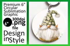 Cheerful Gnome Car Coaster Options Product Image 1