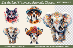 Da de Los Muertos Animals PNG Product Image 1