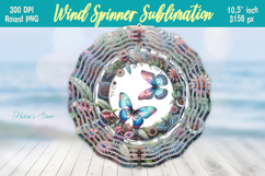 Cute butterfly windspinner |Summer Wind spinner sublimation Product Image 1