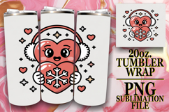 RADIANT ENCOUNTERS 20oz TUMBLER WRAP, Valenines Heart Product Image 1