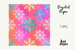 Retro Christmas Snowflake Groovy Disco Pattern Product Image 2