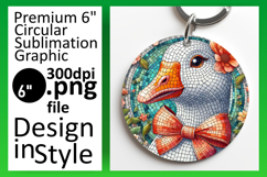 Stylish Circle Design for Sublimation , Goose Product Image 1