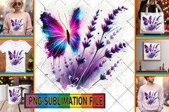 Bright Tote Bag Art Ideas PNG, Butterfly Product Image 1