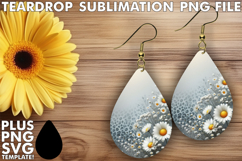 Elegant Teardrop Earrings Designs PNG, Leopard Prints Product Image 1