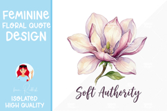 Feminine Floral Design Watercolor Flower Illustration Product Image 1