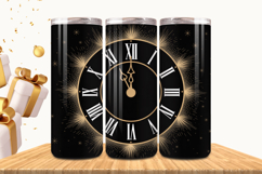 Festive Happy New Year Tumbler Wrap 2026: 20oz Skinny Tumble Product Image 1