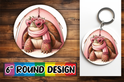 Radiant Sublimation Ornaments PNG, Turtle Product Image 1