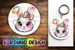 Enchanted Circle Coaster Designs, Easter Bow Product Image 1