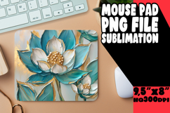 CHEERFUL desk mat Fun Sublimation, 3D Flower Product Image 1