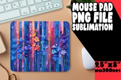 Contemporary Flower Sublimation Pad - Contemporary Workspace Product Image 1