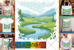 Joyful TOTE BAG Gift Ideas PNG, Spring Product Image 1