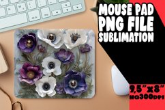 Sublimation 3D Flower in Hole Design PNG Product Image 1