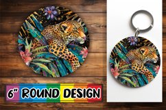 Tropical Wilderness Round Sublimation Product Image 1