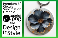 Spring Blossom Bliss: Sublimated Round Designs PNG Product Image 1