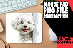 Quirky Funny Dog Lover&#039;s Delightful Joyful Mousepad PNG Product Image 1