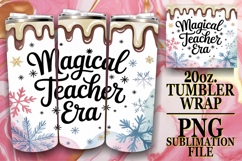 Uplifting Vibes 20oz tumbler wrap, Teacher Product Image 1