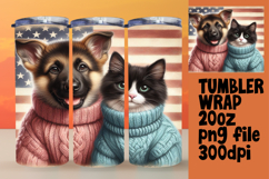 ELEGANT 20oz Tumbler Wrap for Creative Gifts , Dog and cat Product Image 1