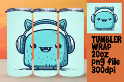 STUNNING 20oz PNG Tumbler Template , Monster Product Image 1