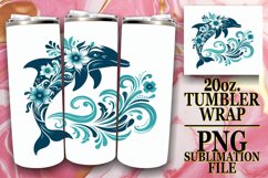 RADIANT DAYS 20oz TUMBLER WRAP, Flower Animals Product Image 1