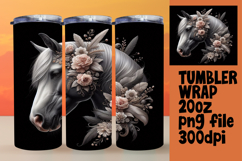 Custom 20oz Tumbler Graphics , Horse Product Image 1