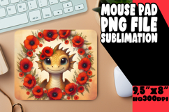 Sweet DESK PAD PNG Style, Dragon Product Image 1