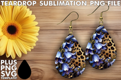 Joyful Teardrop Earrings ART IDEAS, Leopard Prints Product Image 1
