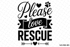Please love rescue Svg | Nurse Svg | Svg Cut Files Product Image 1