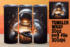 Special Edition 20oz Tumbler Wrap , Astronaut Product Image 1