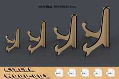Plate Easel for Counter / Laser cut file / Digital Vector 27 Product Image 1