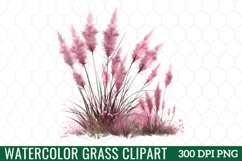 Watercolor Grass Clipart Product Image 1