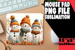 Winter Holiday Mouse Pad Gingerbread Design Product Image 1