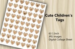 Digital Collage Sheet - Cute Tags Product Image 1