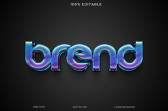 Modern, 3D Text Effect Brenda Design Product Image 1