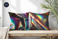 Iridescent Rainbow Foil Texture Seamless Digital Paper Product Image 2