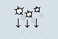 Snowfall line icon. Christmas, cloud, rain, season, snow. Product Image 1