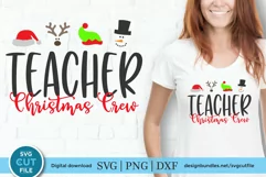 Christmas Teacher svg - Teacher Christmas svg-Christmas Crew Product Image 1