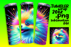 RADIANT 20oz Tumbler Graphic for Gifts , Dog Product Image 1
