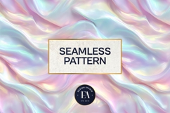 Holographic Pastel Digital Paper, Iridescent Texture Product Image 2