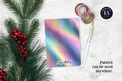 Holographic Pastel Digital Paper, Iridescent Texture Product Image 3