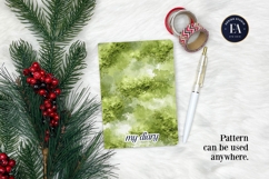 Matcha Green Tea Pattern, Matcha Aesthetic Digital Paper Product Image 4