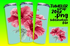 Watercolor Floral Wrap Design 20oz Tumbler Sublimation Product Image 1