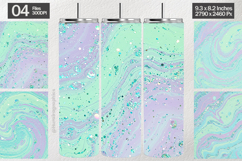 Pastel Marble Tumbler Wrap| Tumbler Sublimation Product Image 1