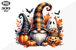 Halloween Gnomes Sublimation - Clipart PNG Design Product Image 1